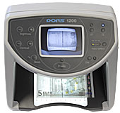 Universal viewing counterfeit detector EQP1204 is designed for comprehensive visual authenticity verification of bank notes and other security printing documents. 